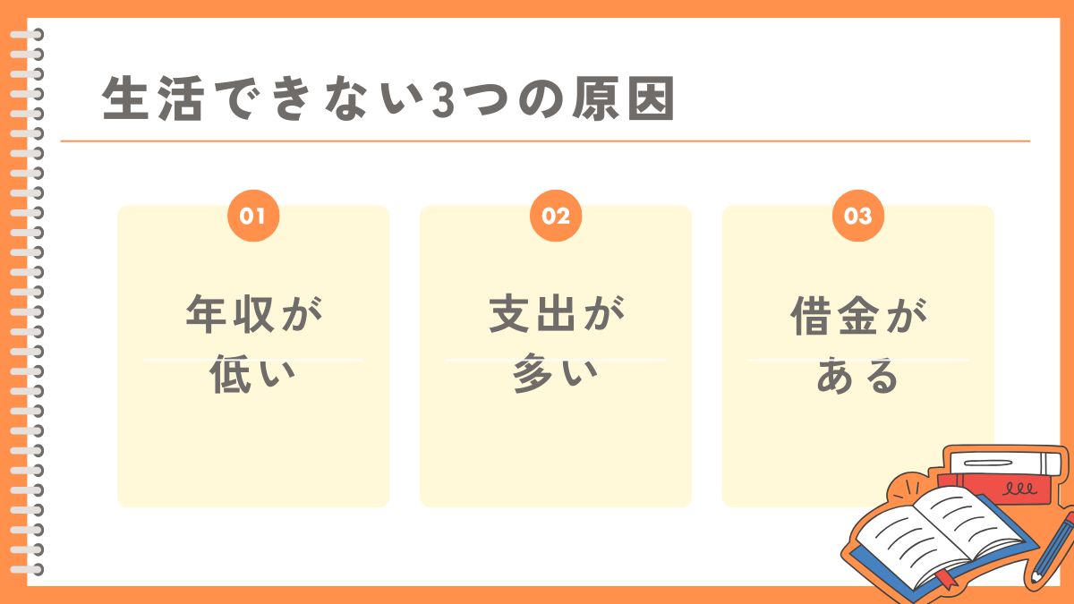 副業しないと生活できない3つの原因