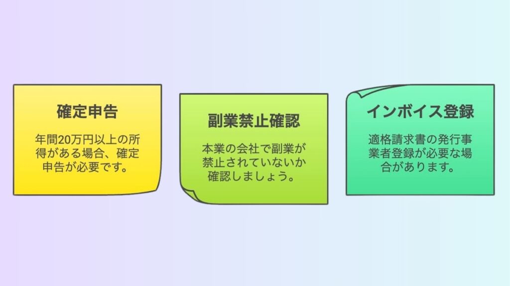 確定申告・インボイス・副業禁止