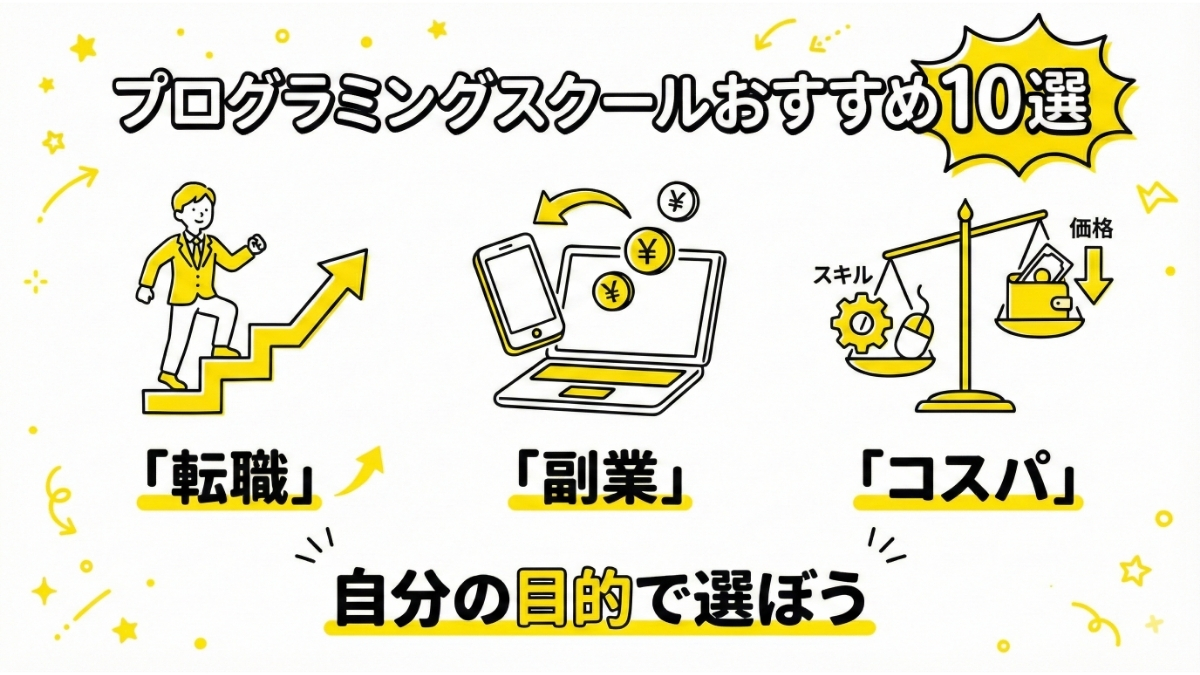 プログラミングが学べるオンラインスクール10選