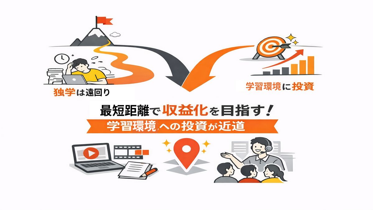 YouTubeショートの収益化は学習環境への投資が近道